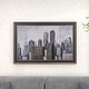 preview thumbnail 8 of 15, Grey Metal Contemporary Framed Wall Art Architecture 40 x 59 x 2