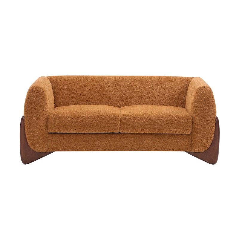 Arion Upholstered Boucle 2-Piece Living Room Sofa Set by Christopher Knight Home