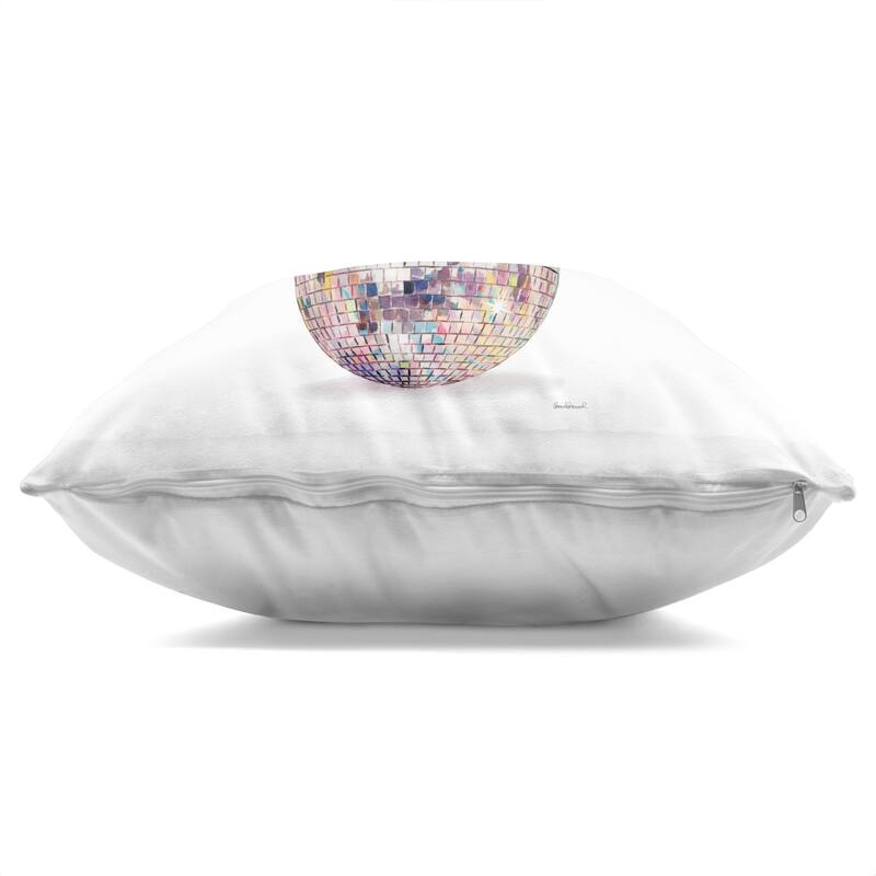 Stupell Bear & Balloons Disco Decorative Printed Throw Pillow Design by Amanda Greenwood