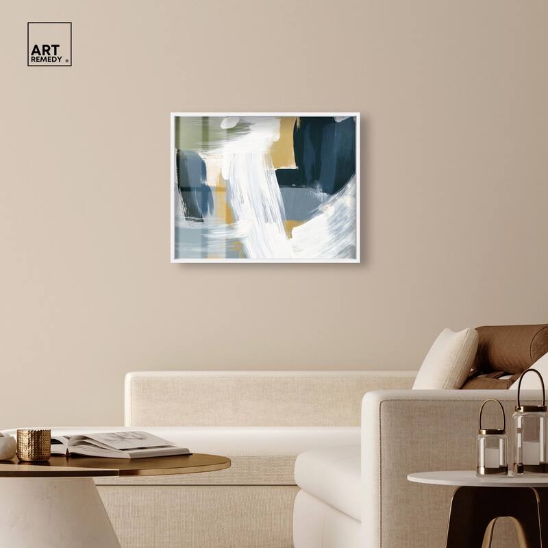 Moss Layers III Shadowbox by Art Remedy