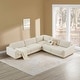 preview thumbnail 86 of 149, Pamela Oversized Modular Sectional Sofa Couch Linen-Fabric-Coner sofa