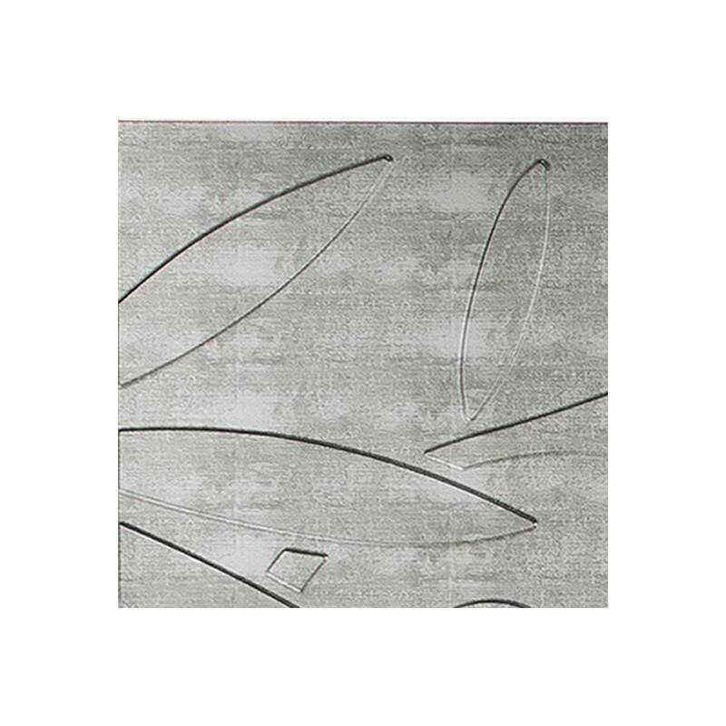 FASÄDE Audrey 4-foot x 8-foot PVC Wall Panel in Crosshatch Silver