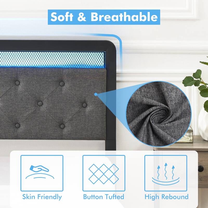 Bed Frame with 2 Storage Drawers