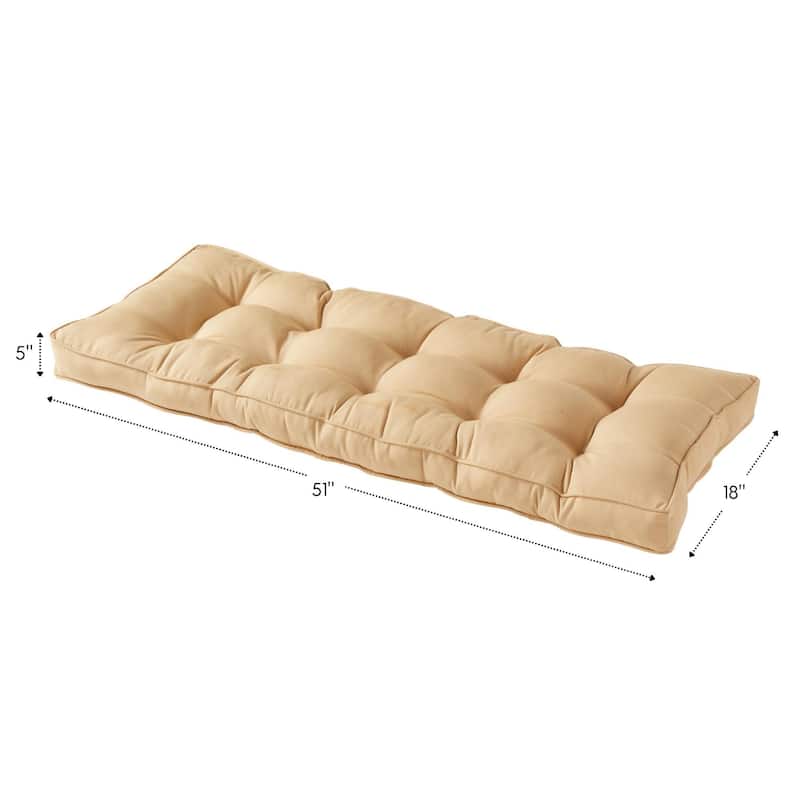 Sunbrella 51 x 18 in. Outdoor Bench Cushion