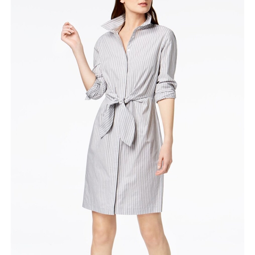 calvin klein striped dress