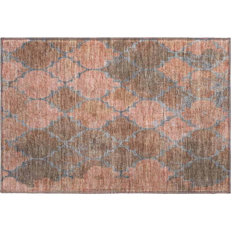 Premium Washable Super Soft Modern Trellis Mayfield Rug