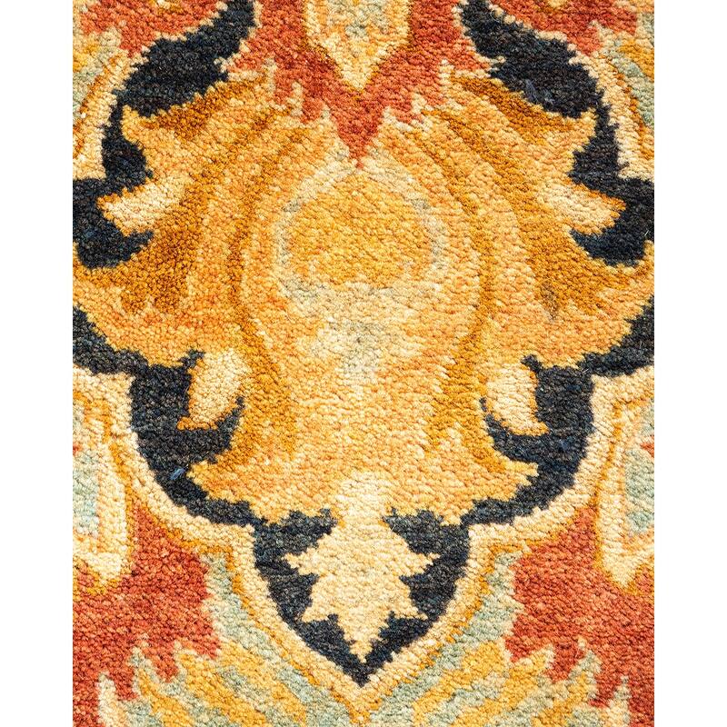 Overton Mogul, One-of-a-Kind Hand-Knotted Area Rug - Blue, 8' 2" x 10' 2" - 8' 2" x 10' 2"