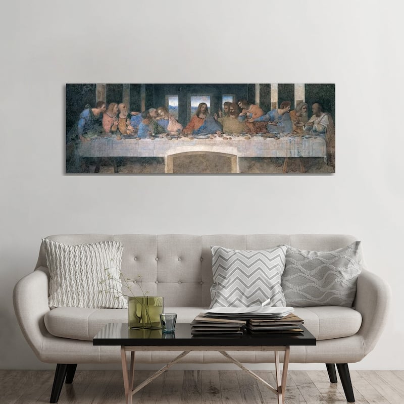 iCanvas "L'Ultima Cena (The Last Supper), Cropped" by Leonardo da Vinci Canvas Print