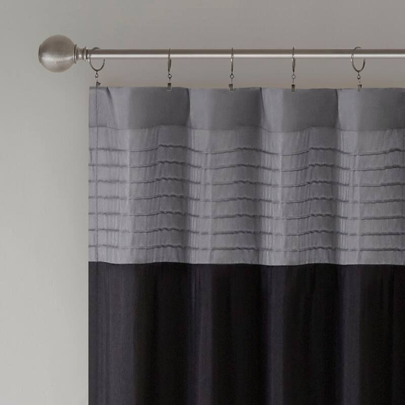 Polyoni Pintuck Curtain Panel(Only 1 Pc Panel)