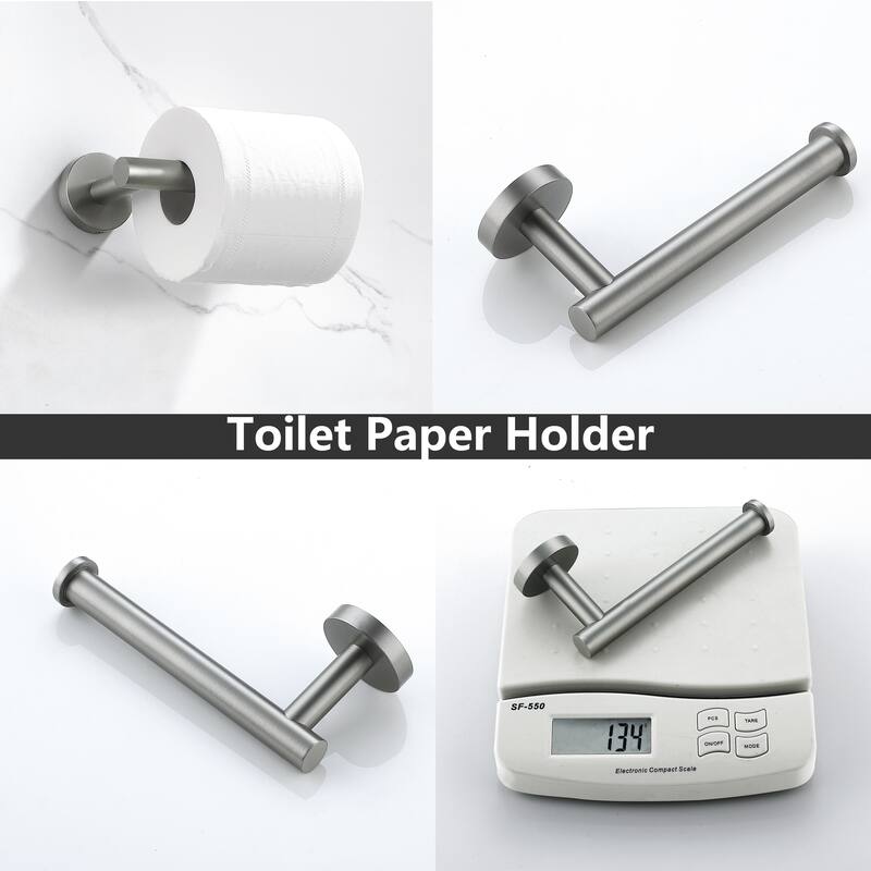 6 - Piece Bathroom Hardware Set Towel Holder Set