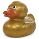 preview thumbnail 1 of 5, DolliBu Metallic Gold Duck Bath Buddy Squirter For Toddlers - 2.7Lx2.2Wx2.3H inches