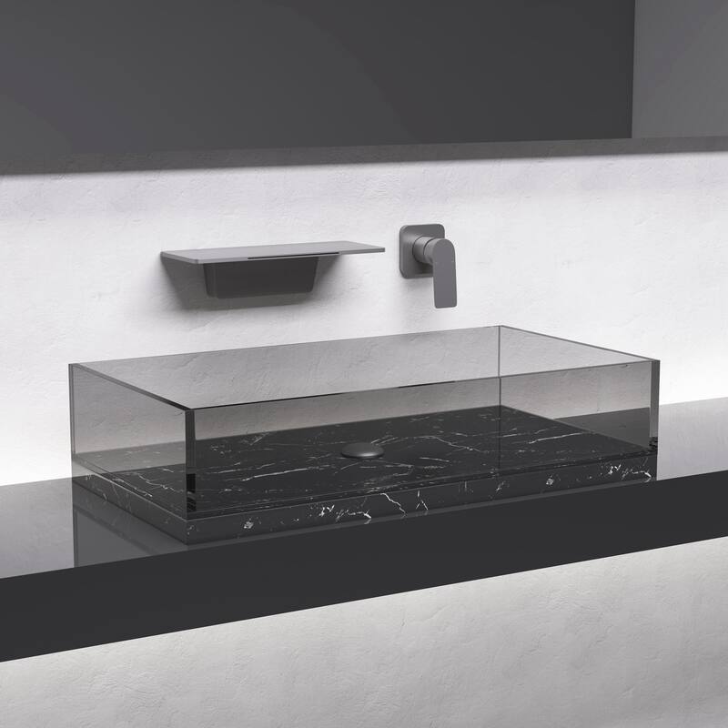 Wall mount Waterfall Bathroom Sink Faucet