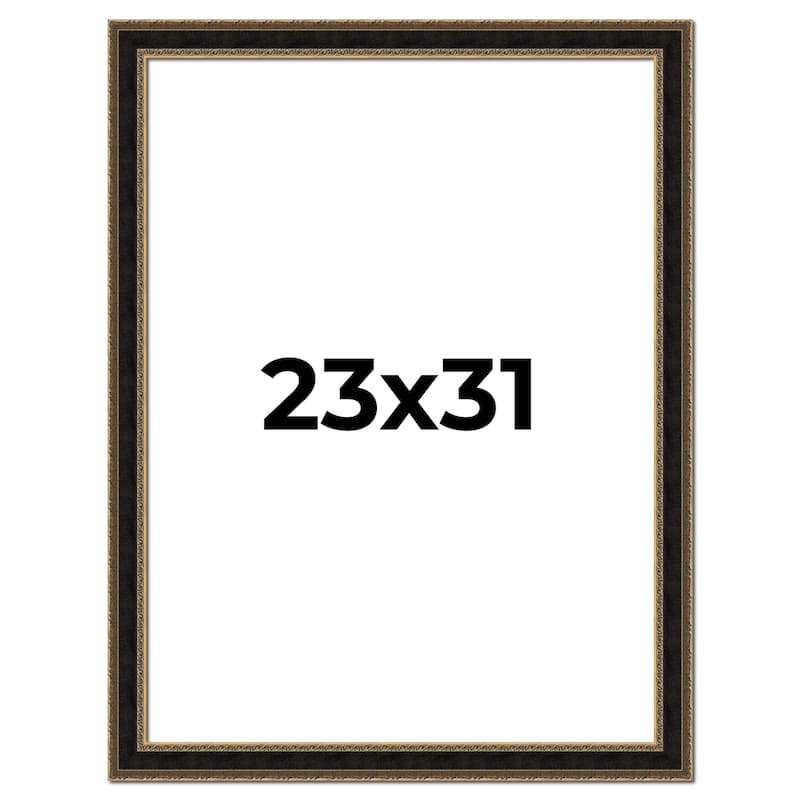 23x31 Frame Gold Antique Vintage Sold Wood Picture Frame | 1.75 Inch