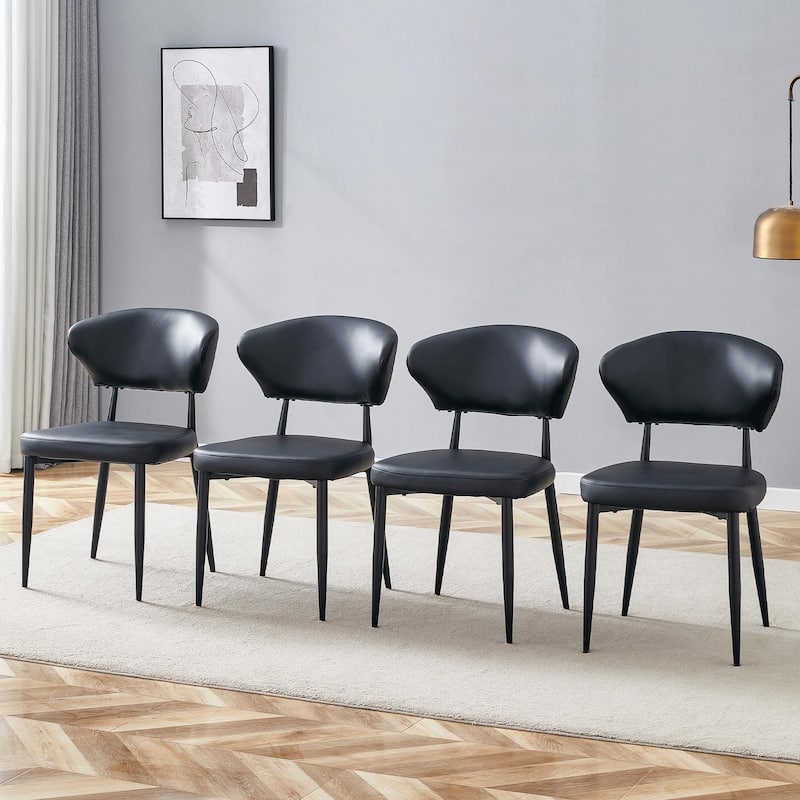 Ergonomic Dining Chair, With A Curved Backrest