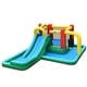 preview thumbnail 13 of 18, Slide Water Park Climbing Bouncer Pendulum Chunnel Game without Air-blower - Multi - 185" x 145.5" x 75" (L x W x H)