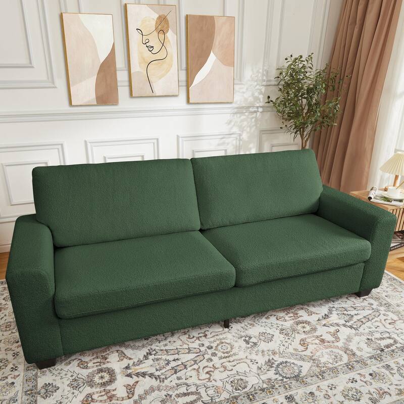 83' Comfy Cloud Couch, Modern 3 Seater Deep Seat Sofa