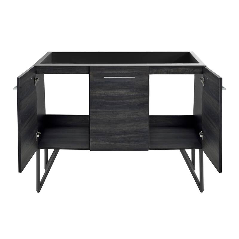 Annecy 48 Black Walnut Bathroom Vanity Cabinet Only (Sm-Bv224)