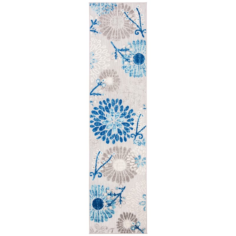 SAFAVIEH Cabana Hillechien Indoor/ Outdoor Waterproof Patio Floral Rug