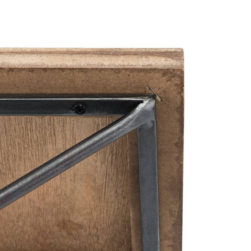 Danya B. Industrial Floating Shelf Wood with Asymm