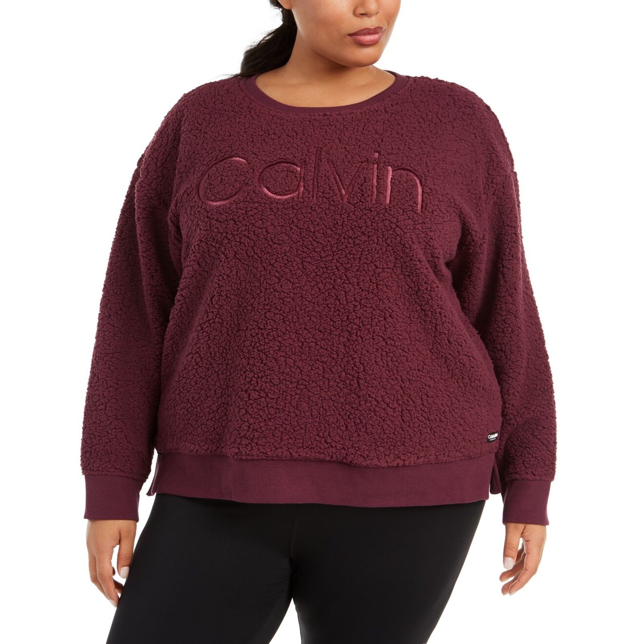 plus sherpa pullover