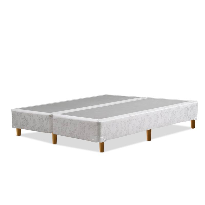 Onetan 8-Inch And 4-Inch Traditional Split Wood Box Spring / Foundation ...