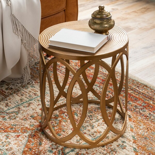 Metal tall side table discount
