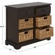 preview thumbnail 49 of 73, SAFAVIEH Cape Cod 6-Drawer Storage Unit - 30" W x 13" D x 28" H
