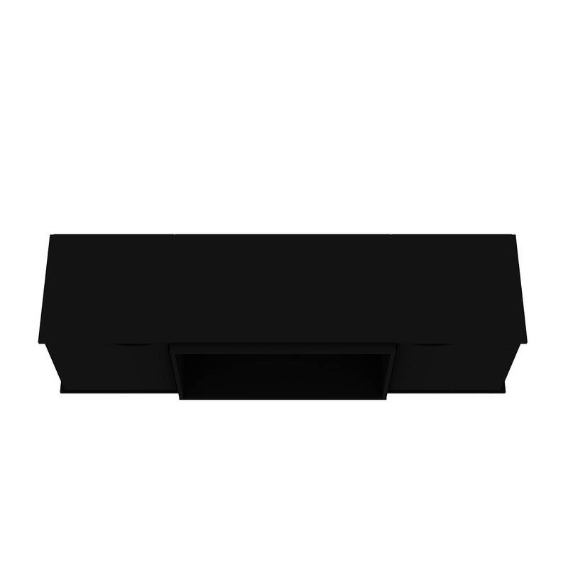 Hampton Mid Century Modern Wood 62.99 In. Media Cabinet Console