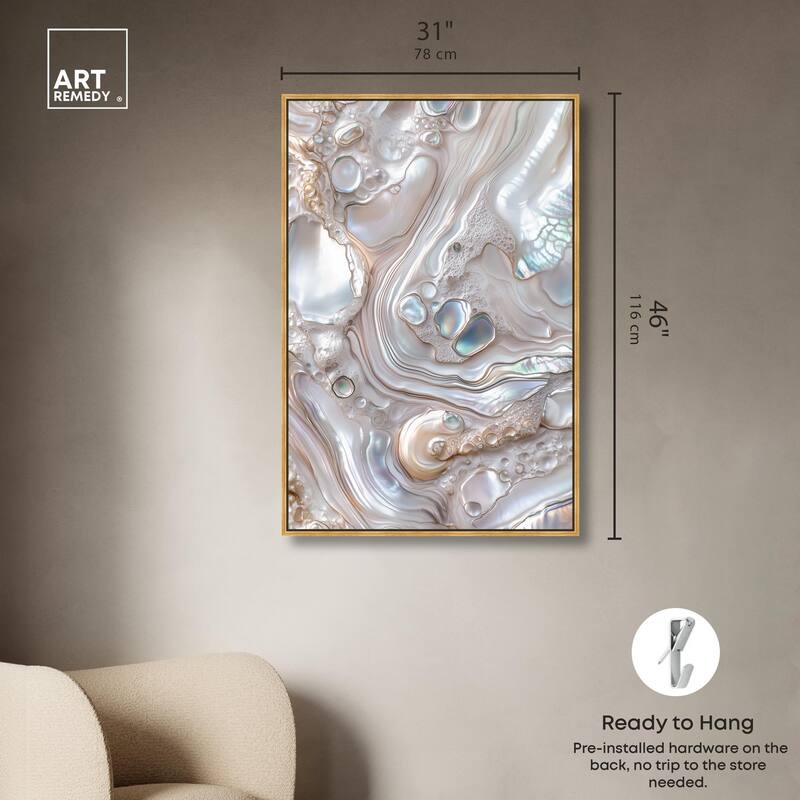 Fluid Preciousness II Canvas by Art Remedy