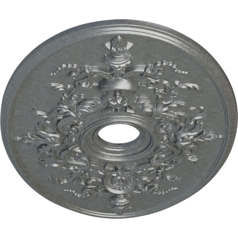 30 3/4"W x 21/14"H x 3 7/8"ID x 1 5/8"P Alexa Ceiling Medallion