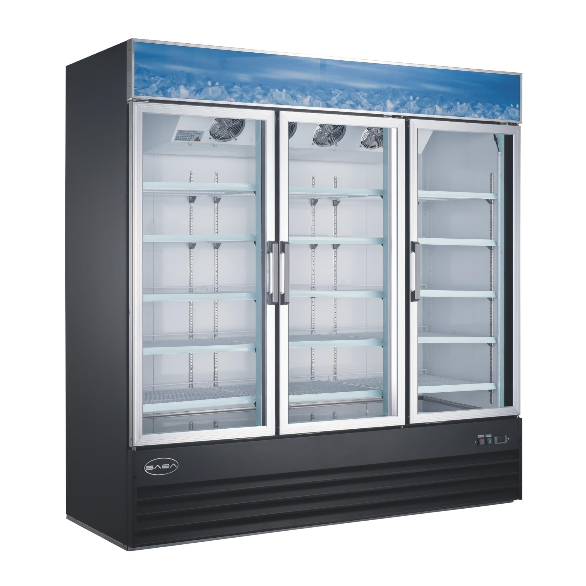 Saba - Three Glass Door Commercial Merchandiser Cooler