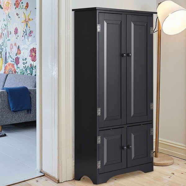 Accent Storage Floor Cabinet with Adjustable Shelves. Opens flyout.