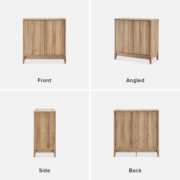 Mopio Brooklyn Storage Cabinet, Modern Farmhouse Entryway Accent