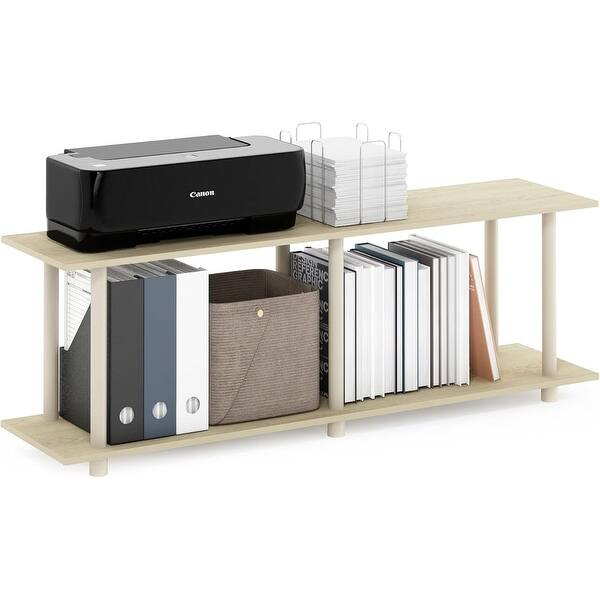 Modren Rectangular Side Table Modern Rectangle Side Table, Bauhaus Oak/Beige - Bed Bath & Beyond ...