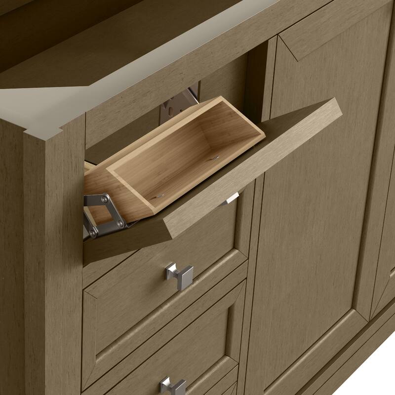 James Martin Vanities 503-V60D-FENC Chicago 60" Free Standing Double