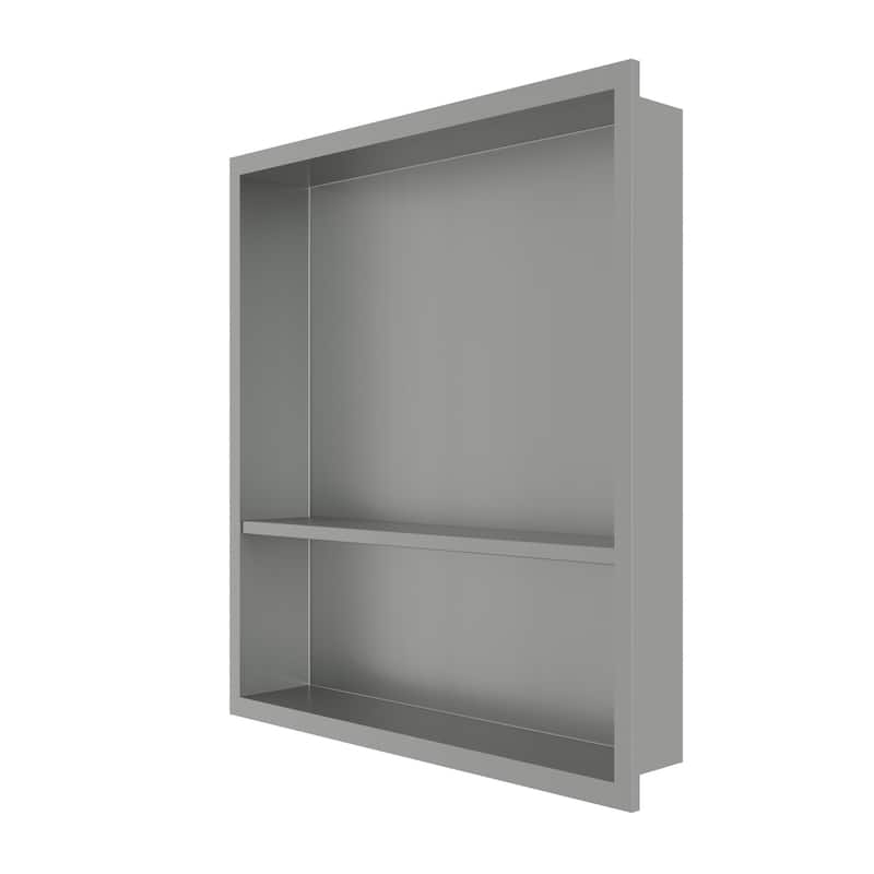 CRAFT + MAIN N2022S 22-11/16" H x 20-11/16" W Stainless Steel Shower - Brushed Stainless
