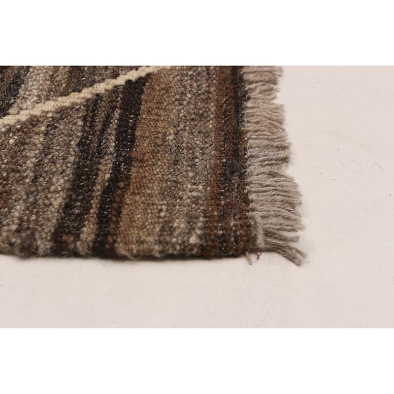Sivas Brown Kilim 5'1" x 6'6" - 5'1 x 6'6