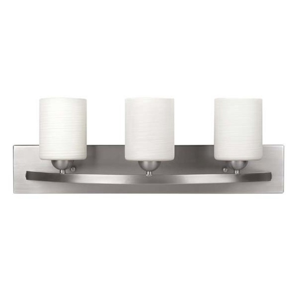 Justice Designs Wire Mesh Three Light Table Lamp in Brushed Nickel