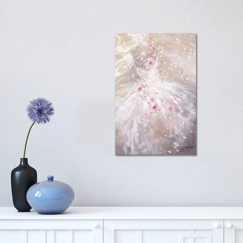 iCanvas "Rose Dance II" by Debi Coules Canvas Print - 18x12x1.5