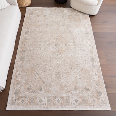 Nuloom Koami Medallion Fringe Area Rug