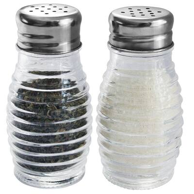 Home Basics 2-piece Glass Beehive Salt and Pepper Set