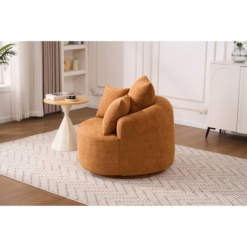 Single Seat Full Sponge Compression Swivel Chair Single Sofa