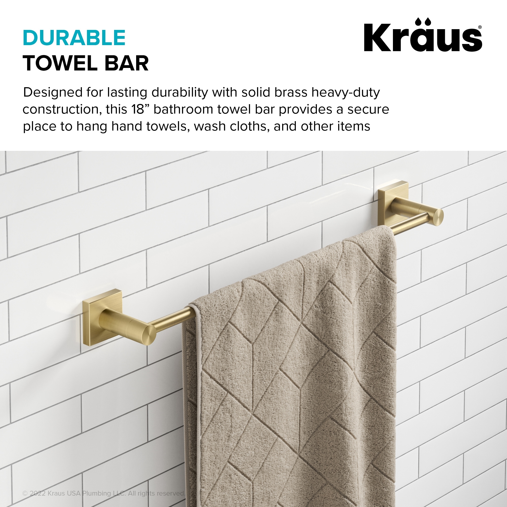 Kraus ventus towel bar sale