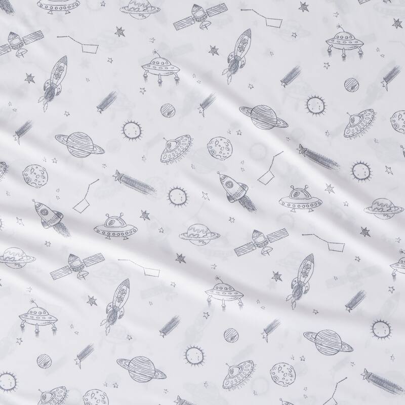 Intelligent Design Printed Microfiber Bed Sheet Set