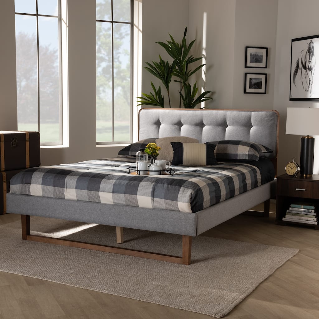 Sofia Mid-Century Modern Platform Bed