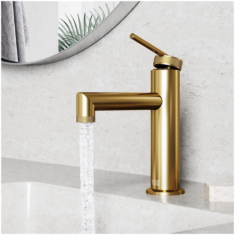 Vigo VG01049 Sterling 1.2 GPM 7" H Single Handle Single Hole Bathroom