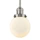 Option Brushed Satin Nickel / Matte White Cased