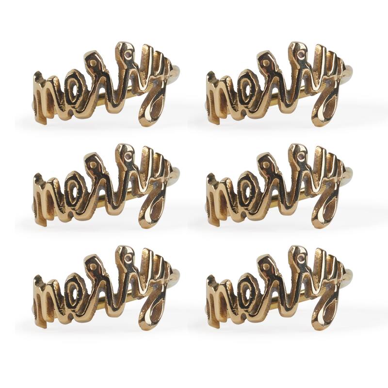 DII Fun Decorative Party Napkin Rings, 1.5" Diameter (inside)