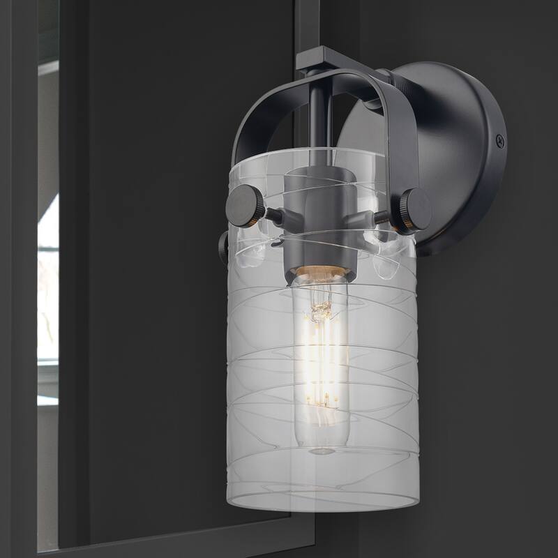 Innovations Lighting Pilaster II Cylinder - 1 Light 7" Wall-Mounted Sconce