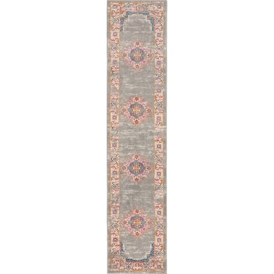 Porch & Den Dobbin Vintage Persian Medallion Farmhouse Area Rug